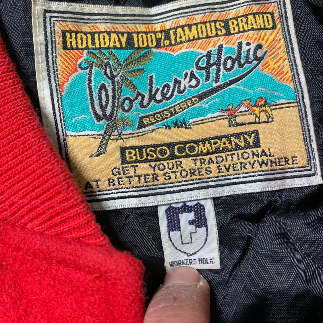 [M~L] 빈티지 부소 컴퍼니 바시티 자켓 상품이미지7