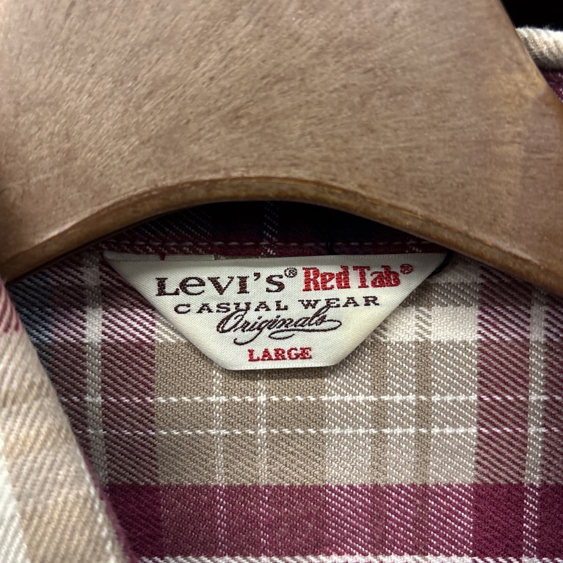 리바이스 오리지널 레드탭 헤비코튼 워크포켓 체크셔츠 N871 상품이미지6