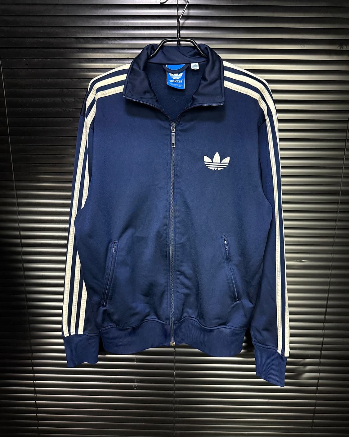 아디다스 구 파이어버드 네이비 남색 져지 저지 트랙탑 M 95 베켄바우어 상품이미지1