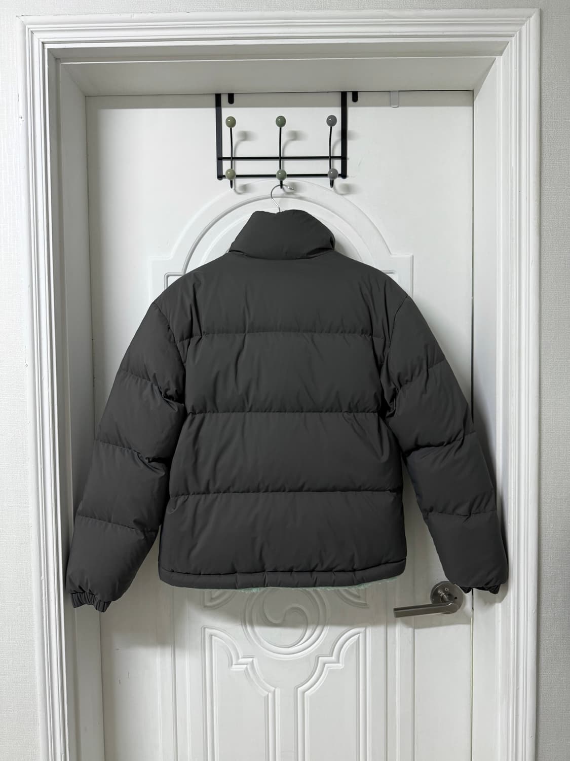 95사이즈 남성 콜롬비아 리버시블 구스다운 패딩 뽀글이  상품이미지5