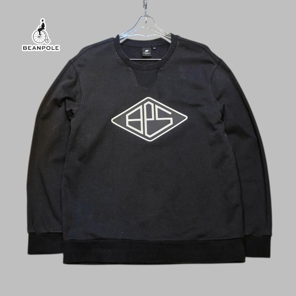 100 빈폴 블랙 맨투맨  상품이미지1