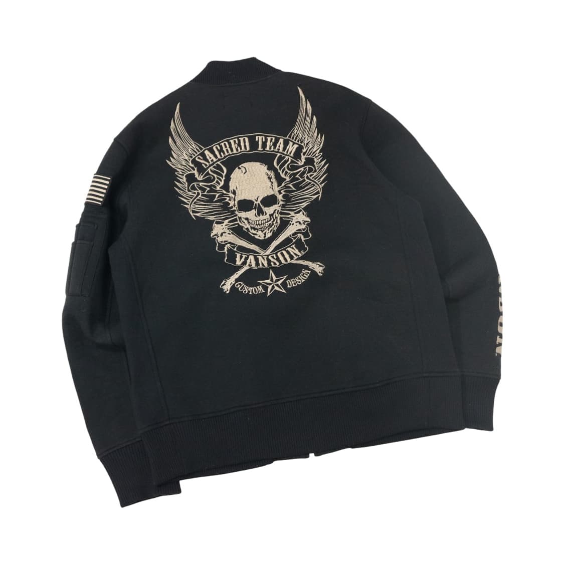 밴슨 자수 블루종 상품이미지1