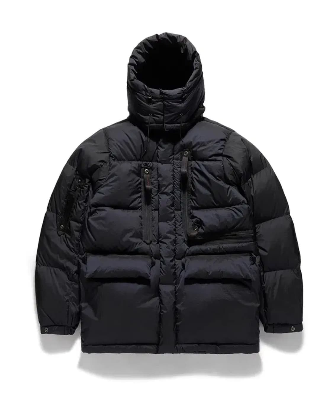 새상품(M) 언어펙티드 쉘터 다운 점퍼 패딩 블랙 상품이미지1