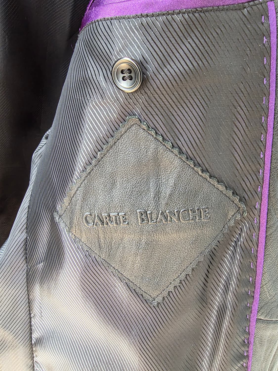 까르뜨블랑슈 가죽자켓 상품이미지3