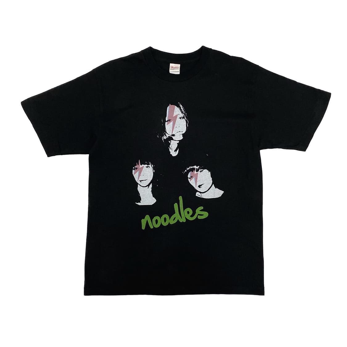 Noodles 빈티지 락 밴드 프린팅 반팔 티셔츠 상품이미지1