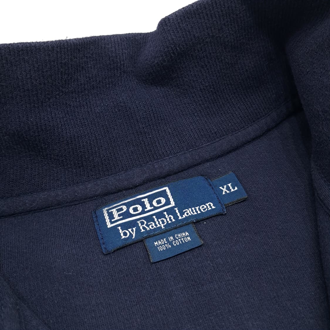 CN878 XL 폴로 랄프로렌 다크네이비 하프집업 긴팔 니트 스웨터 상품이미지4