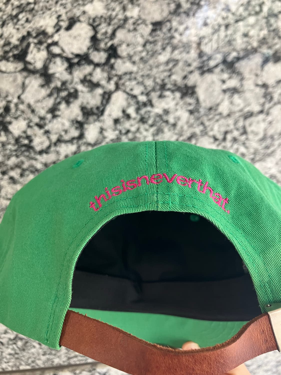 디스이즈네버댓 그린 6패널캡 모자 볼캡 상품이미지4