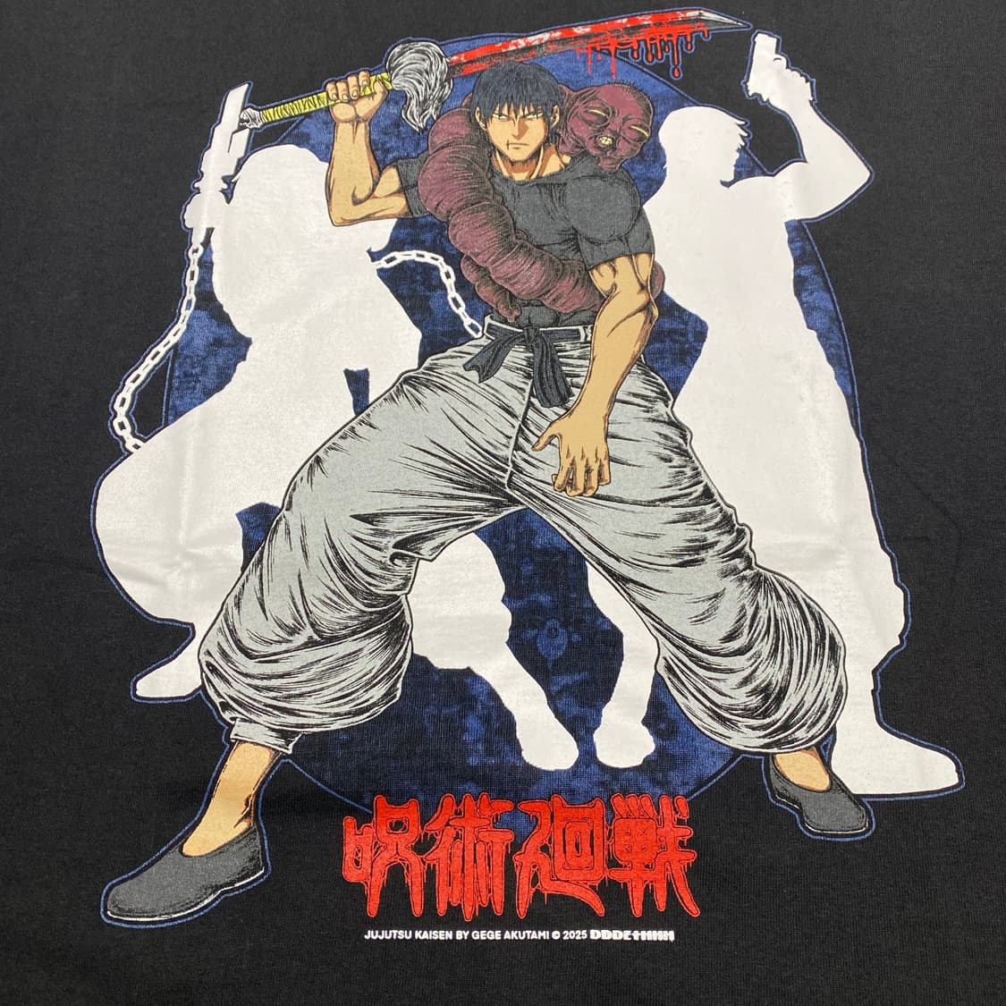 주술회전 토우지 부틀렉 애니메이션 티셔츠 상품이미지4