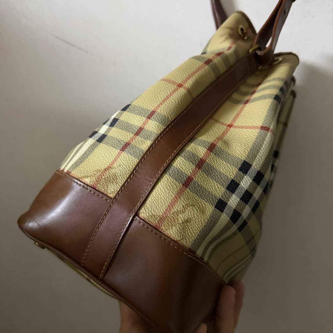 빈티지 버버리 노바체크 복조리 숄더백 상품이미지5