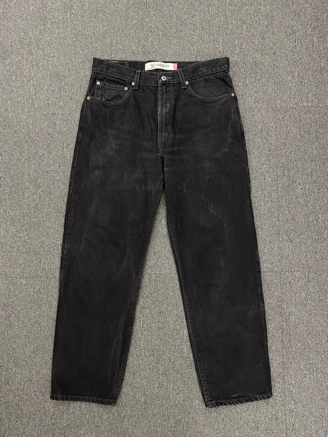 00s Levis 리바이스 550 흑청 데님팬츠 상품이미지5