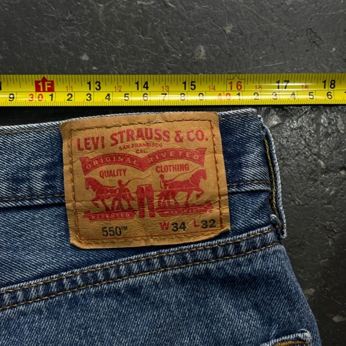 34 리바이스 550 청바지 상품이미지9