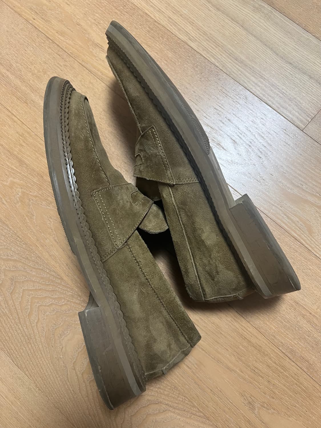 [43] stu 스웨이드 로퍼 베이지 280 상품이미지5