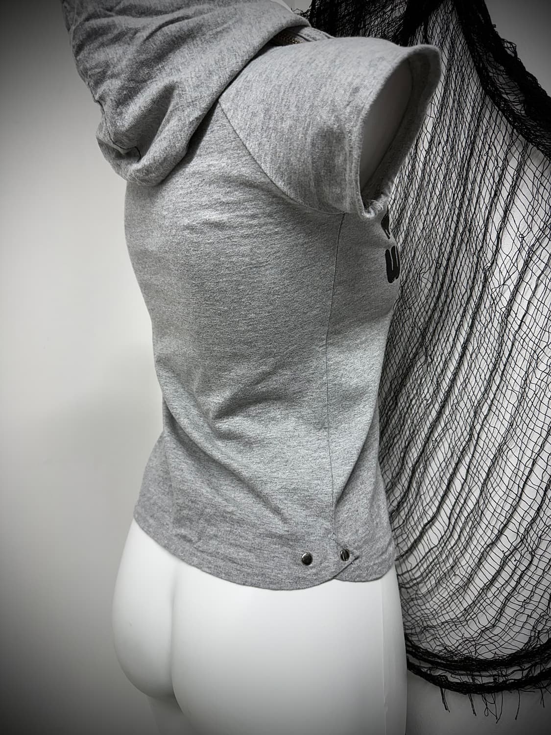 Punk printing hoodie halfsleeve 상품이미지7