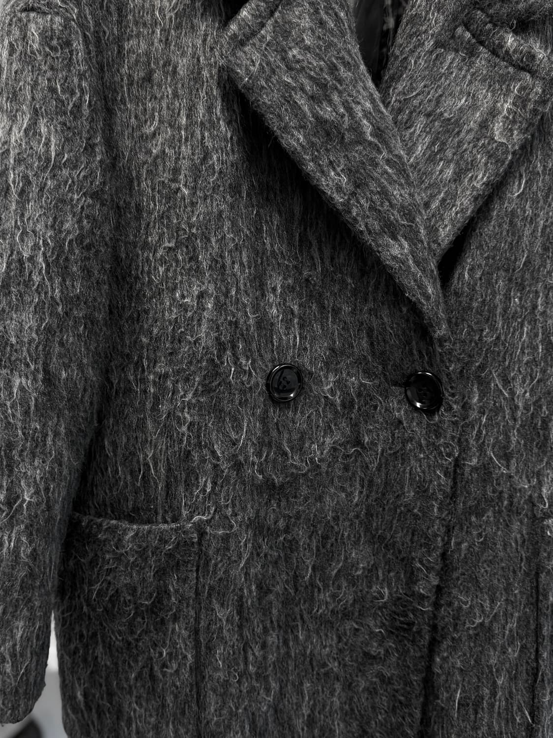 libra cue 샤기 코트 상품이미지2