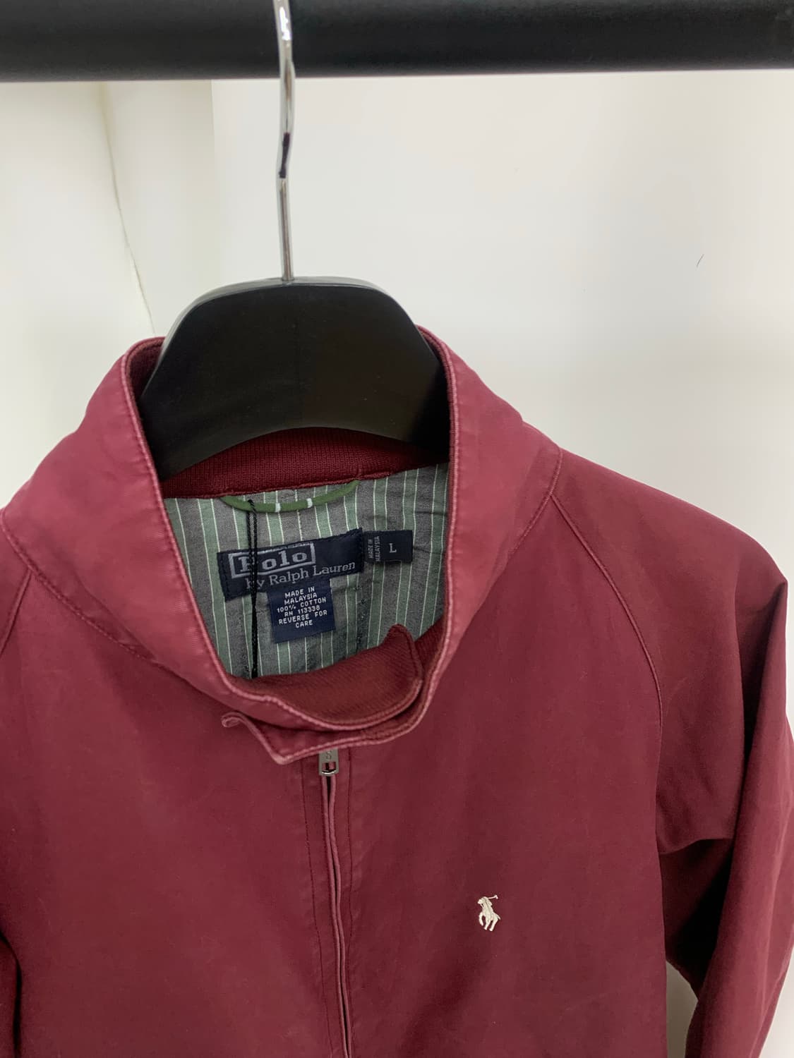 Polo burgundy bomber jacket 상품이미지4