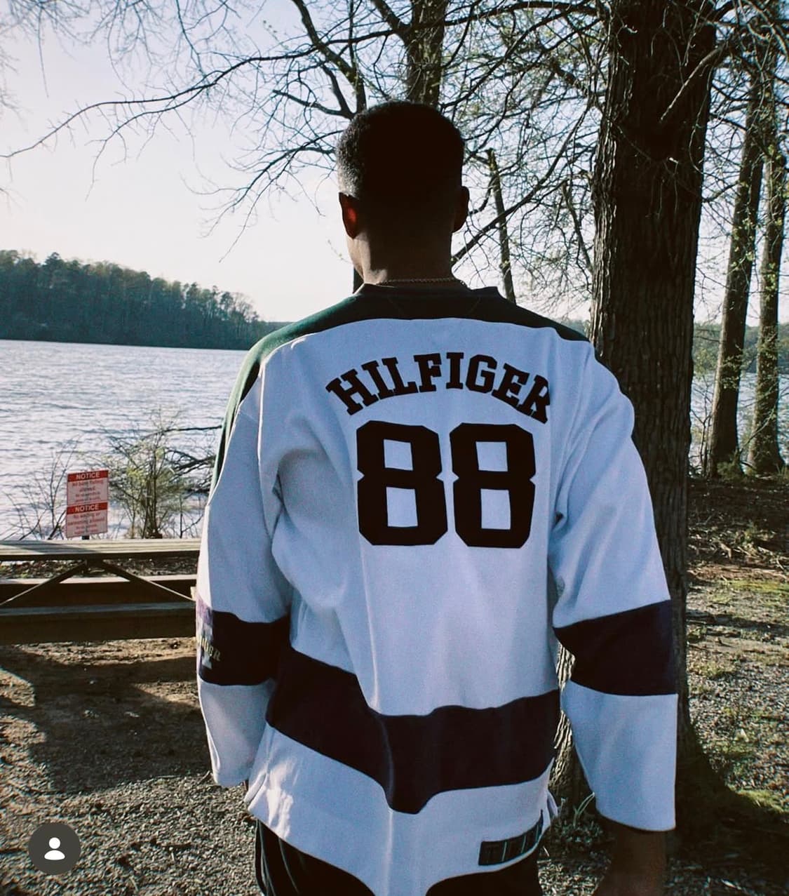 타미 힐피거 90s 올드스쿨 88넘버 힙합 럭비 티셔츠 상품이미지7