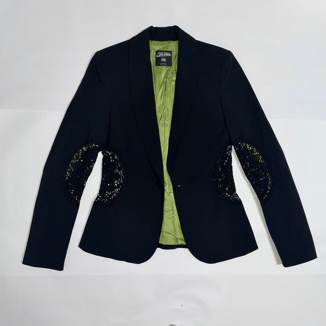 00‘s 장폴고티에 크로셰 컷아웃 재킷 상품이미지1