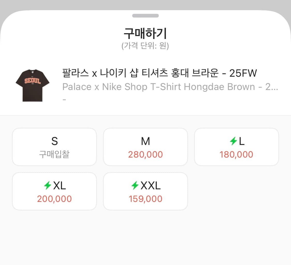 팔라스 x 나이키 샵 티셔츠 홍대 브라운 L 상품이미지4