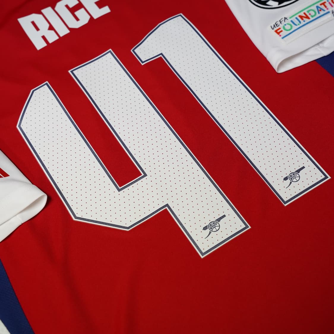 [국내 S] 24/25 아스날 라이스 챔피언스리그 홈 유니폼 상품이미지4