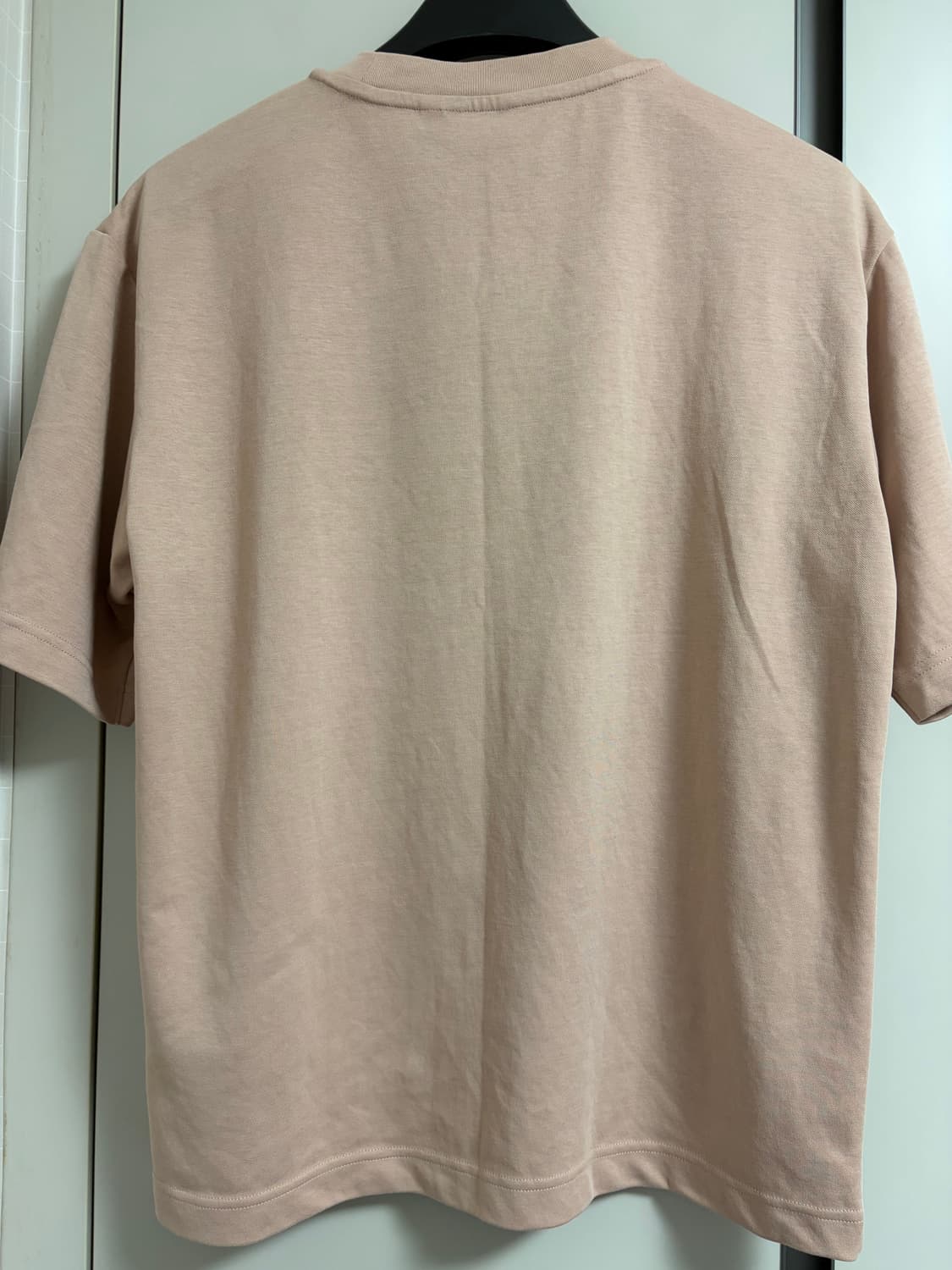 새상품 유니클로 U 에어리즘 코튼 오버사이즈 크루넥 5부 100 티셔츠 상품이미지2