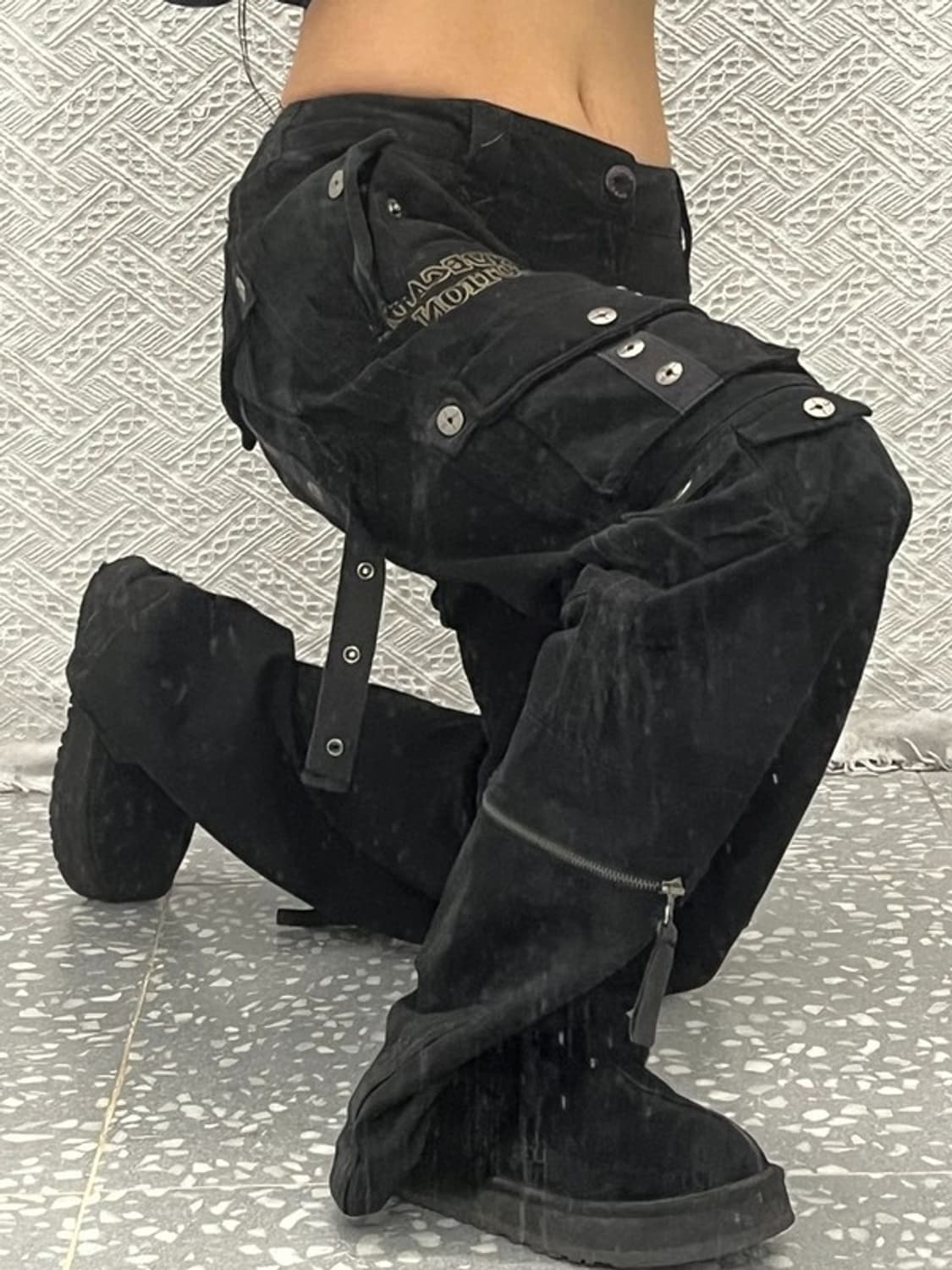 DOHC 스트릿 힙합 멀티포켓 카고팬츠 34인치 C06587 상품이미지1