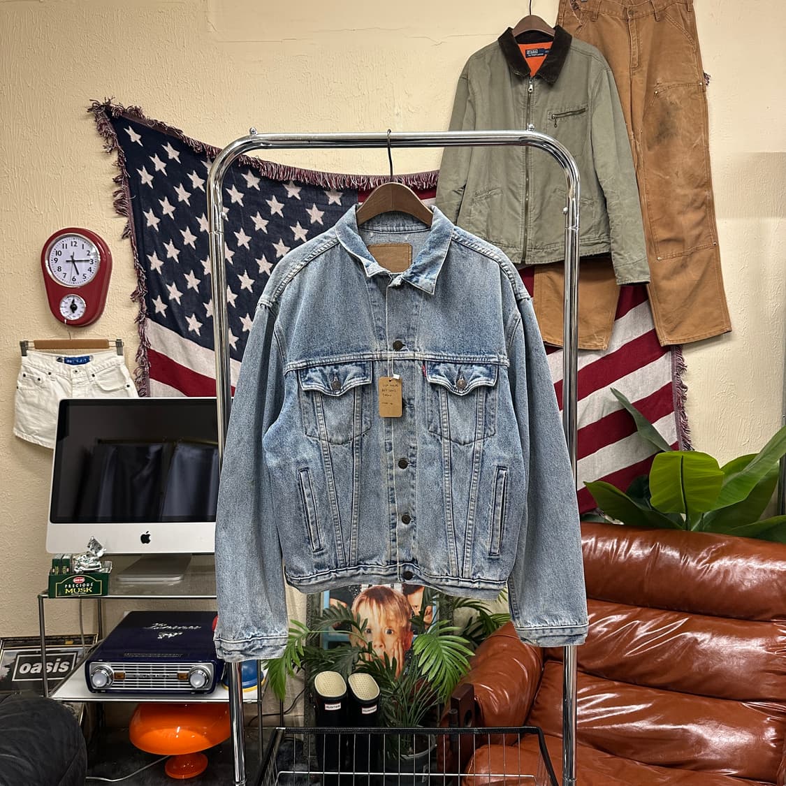 8-90s USA 리바이스 70503 데님 트러커 상품이미지1