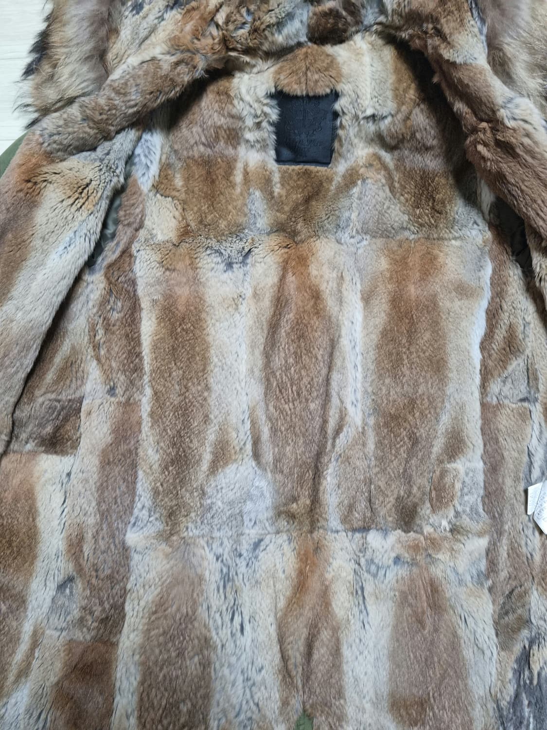 듀드나인 리얼라쿤 야상M 상품이미지3