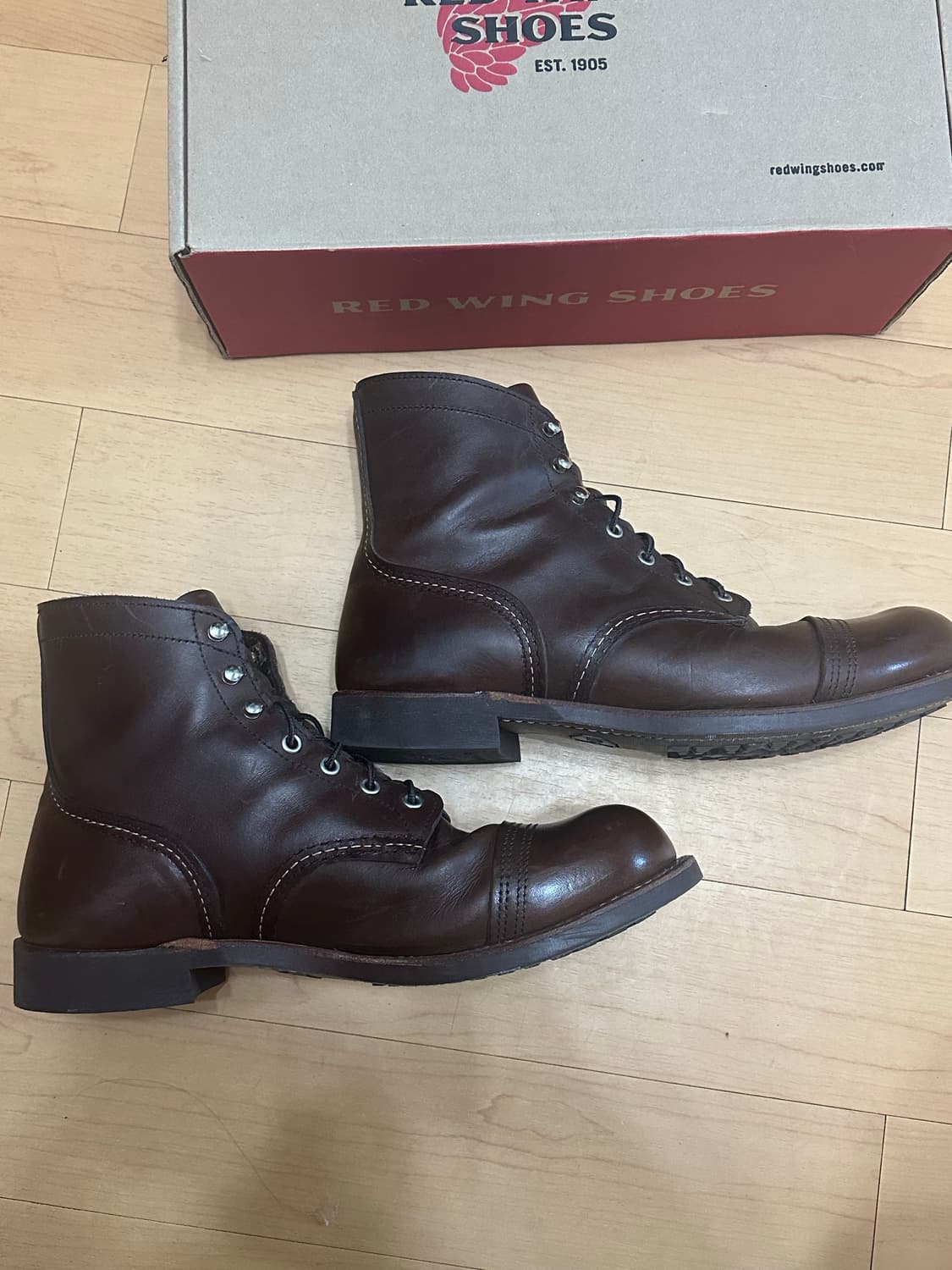 285(10.5)레드윙 8111 아이언 레인저 상품이미지3