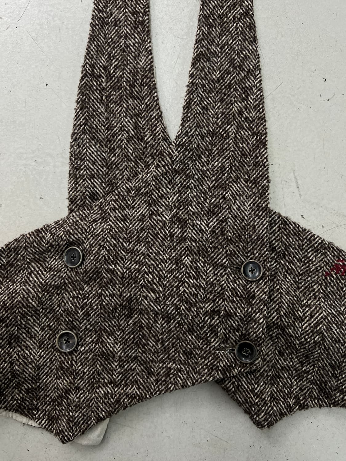 캐피탈 레이어링 헤링본 베스트 상품이미지4