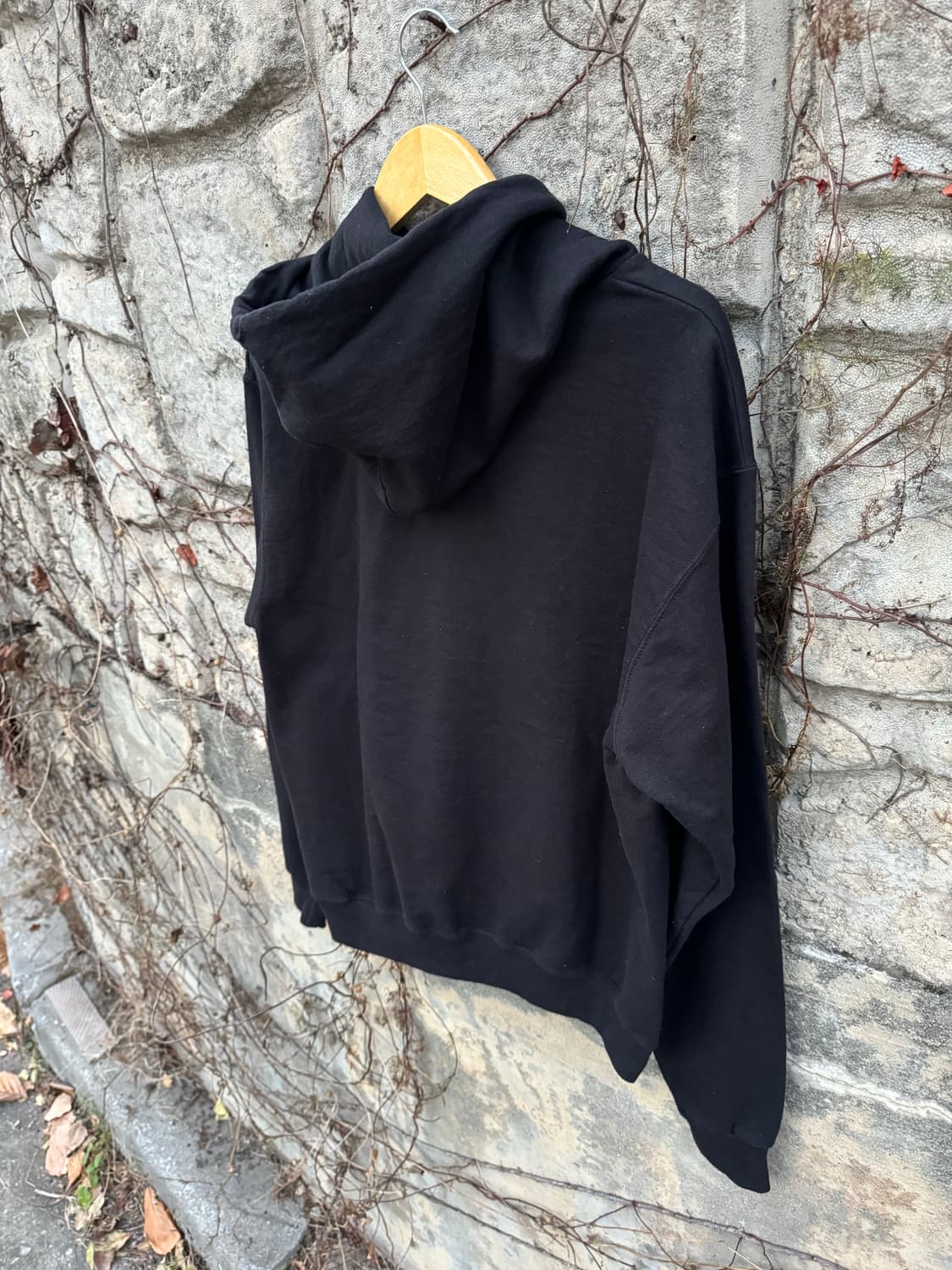 챔피온 빈티지 자수 로고 컬리지 후드티 블랙 후디 후드 m 상품이미지4