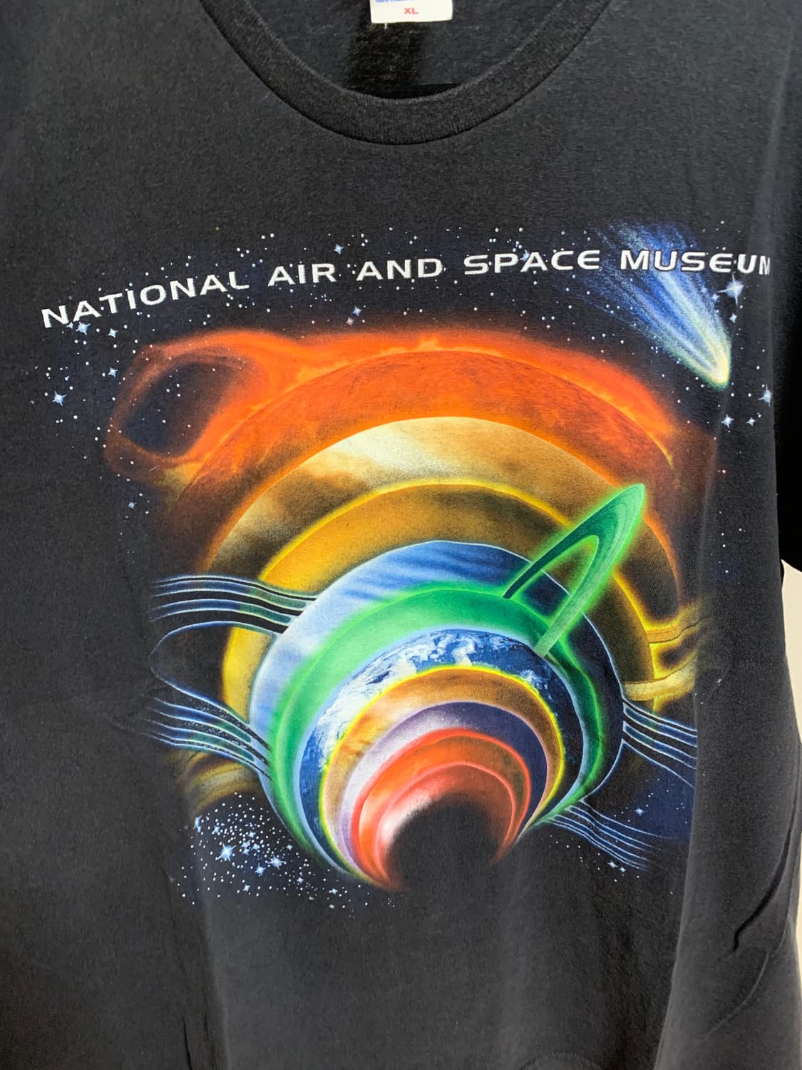 빈티지 8-90s USA 뮤지엄 블랙 반팔 티셔츠 상품이미지3