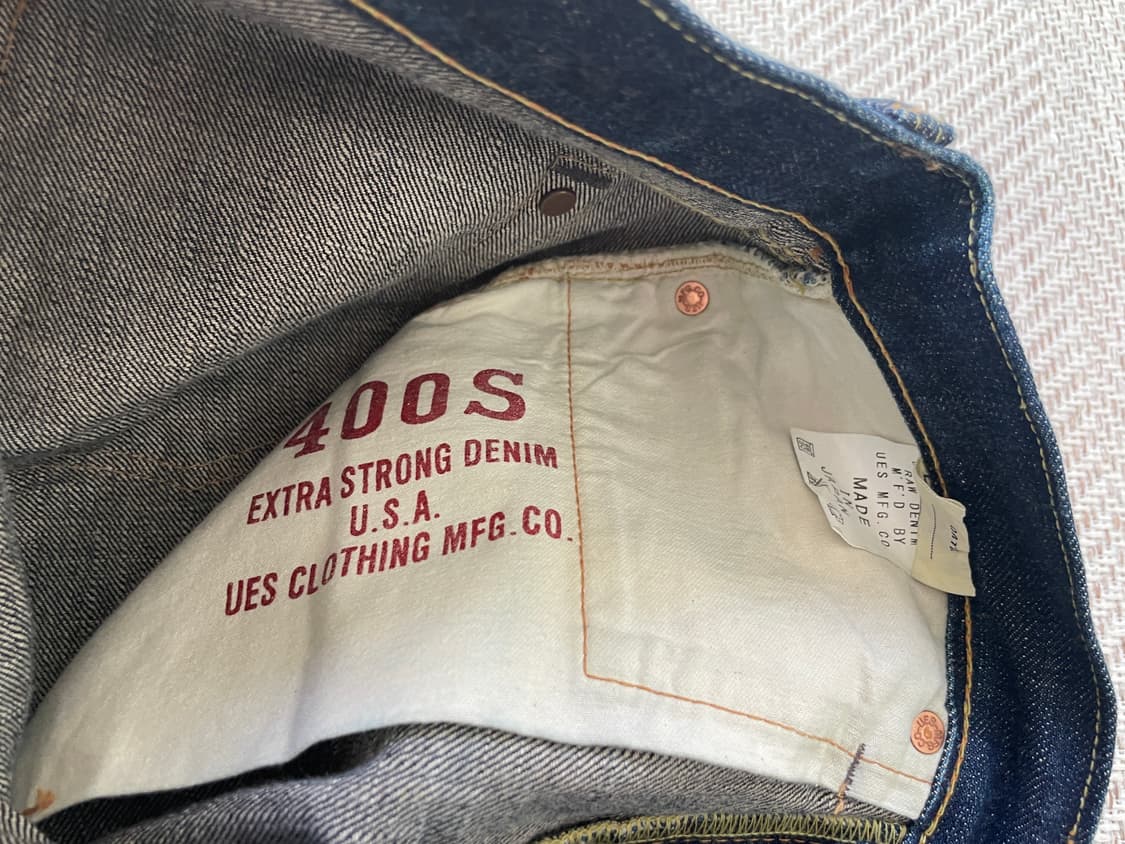 UES 셀비지 스트레이트 데님 팬츠 상품이미지6