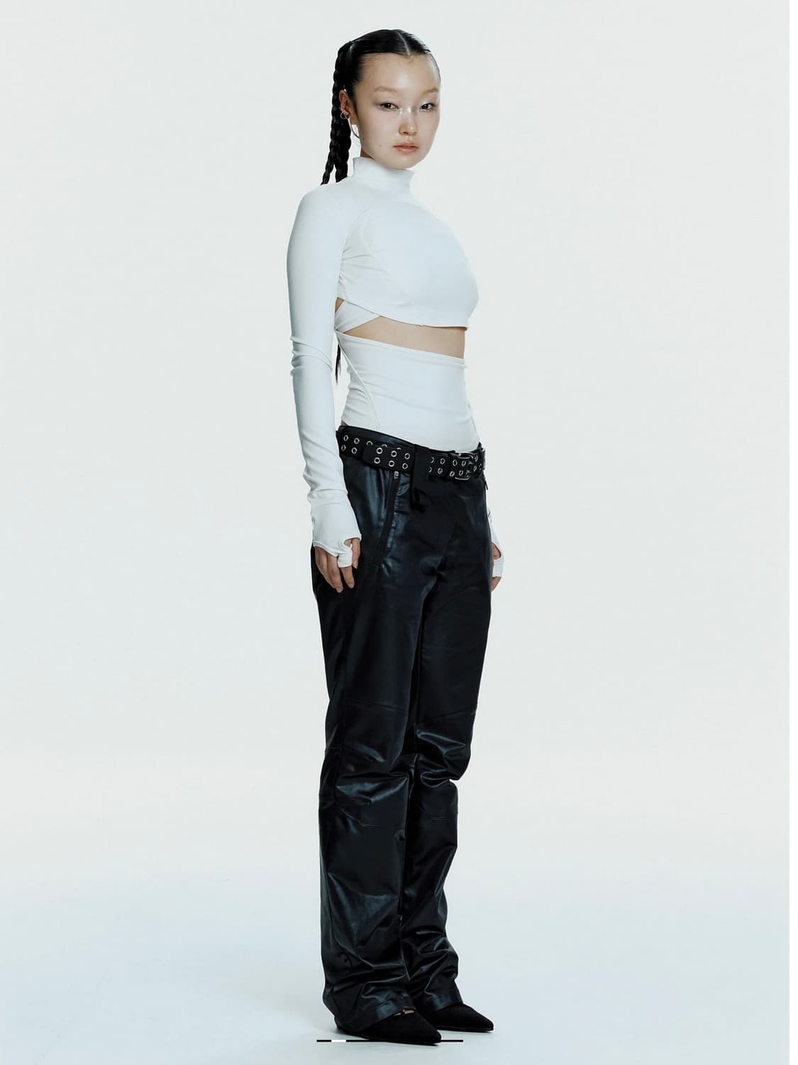 [혜인서 Hyein seo] Faux Leather Pants 상품이미지2