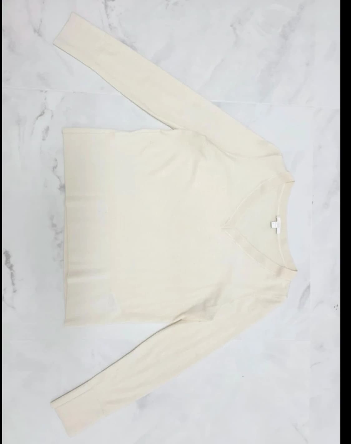 COS 크림색 티셔츠 블라우스 ~55반 상품이미지3