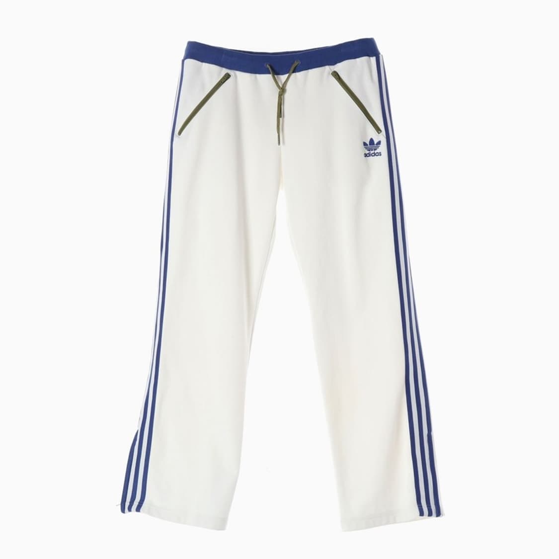 아디다스 D TP 3-STRIPES 화이트 블루 삼선 트랙팬츠 95 상품이미지1