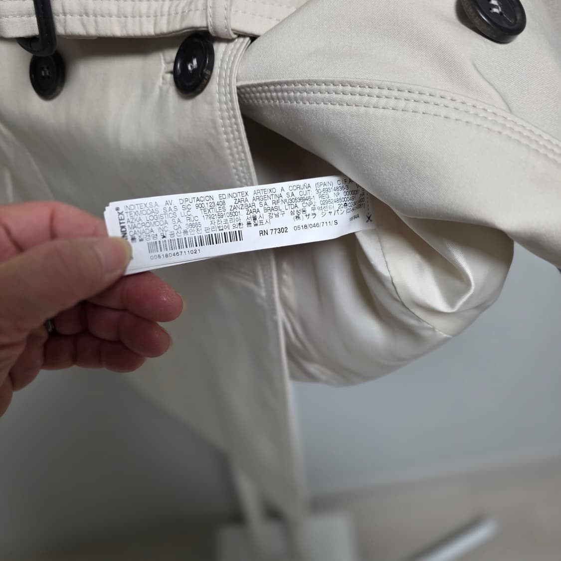 자라 여성 트렌치 코트 상품이미지9