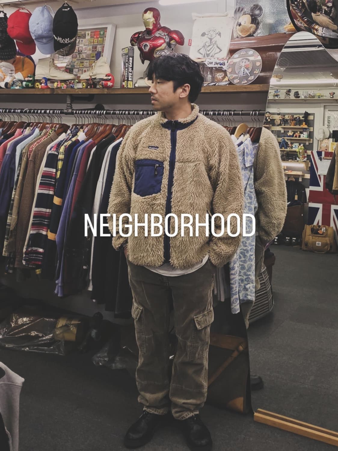 네이버후드 코듀로이 카고팬츠 상품이미지1