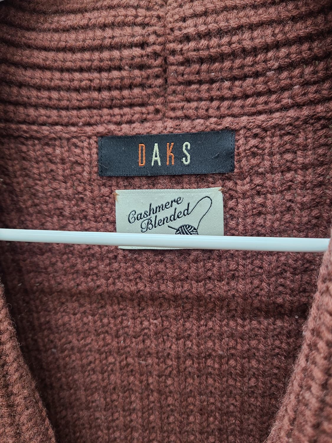 닥스 울캐시미어 숄카라 가디건 상품이미지2