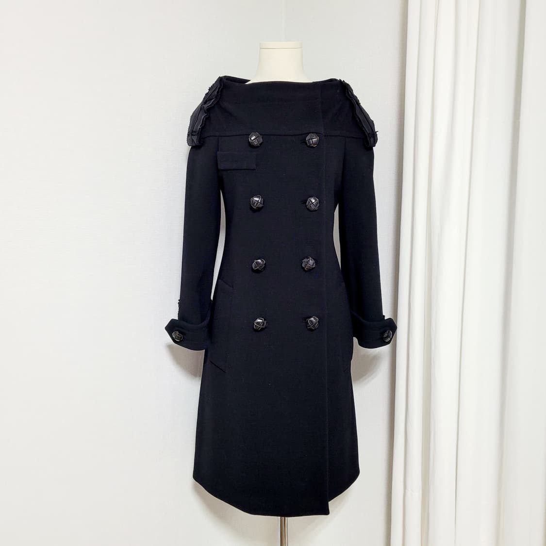 프라다 울100% 원피스 겸 코트 (컬렉션피스/55) 상태최상 상품이미지1