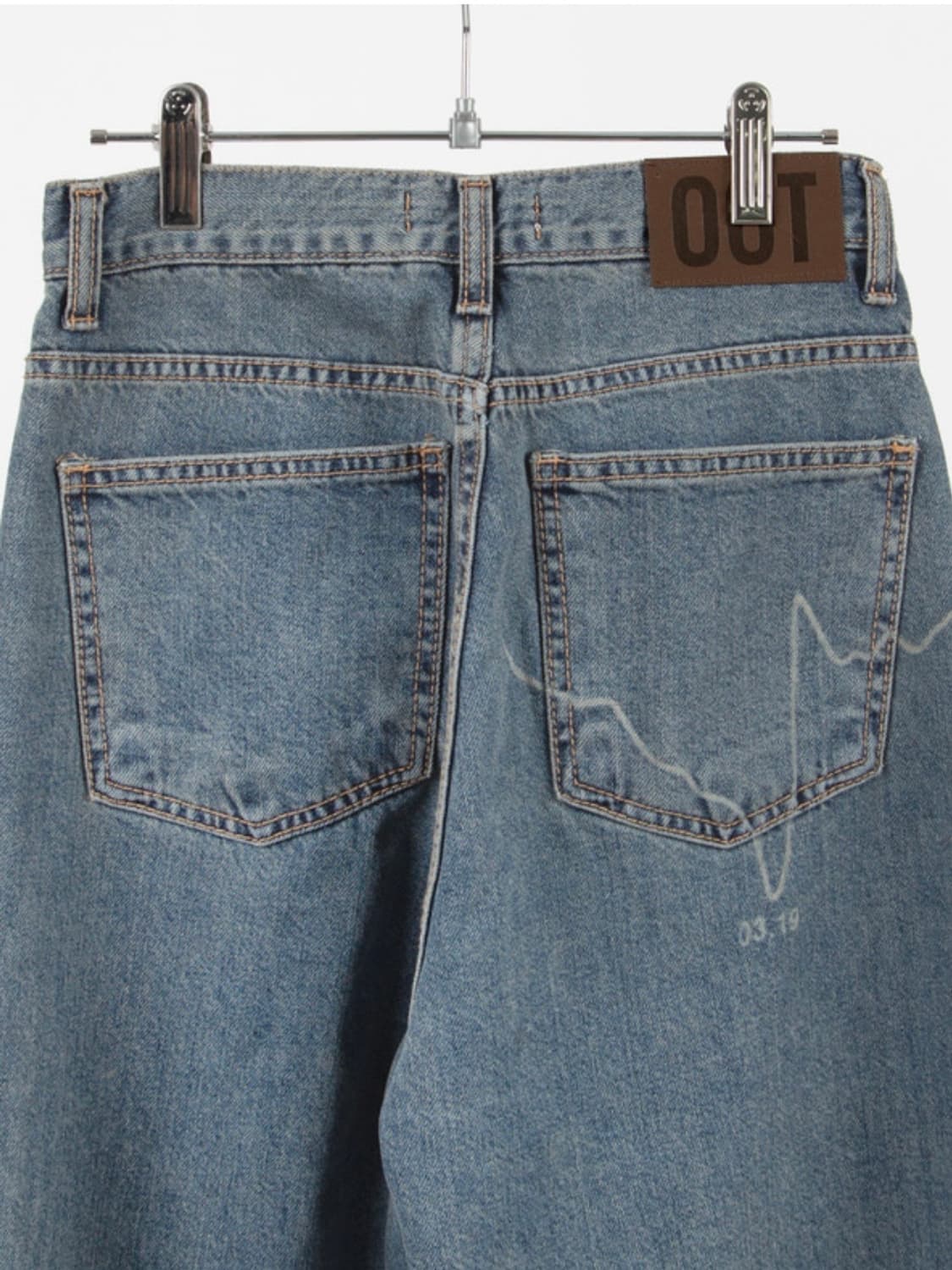 ootj washed 데님 팬츠 상품이미지3