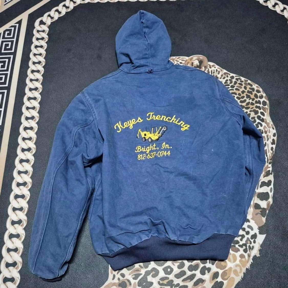 90's 칼하트 빈티지 덕 액티브 자켓 J03 네이비 XL 상품이미지1