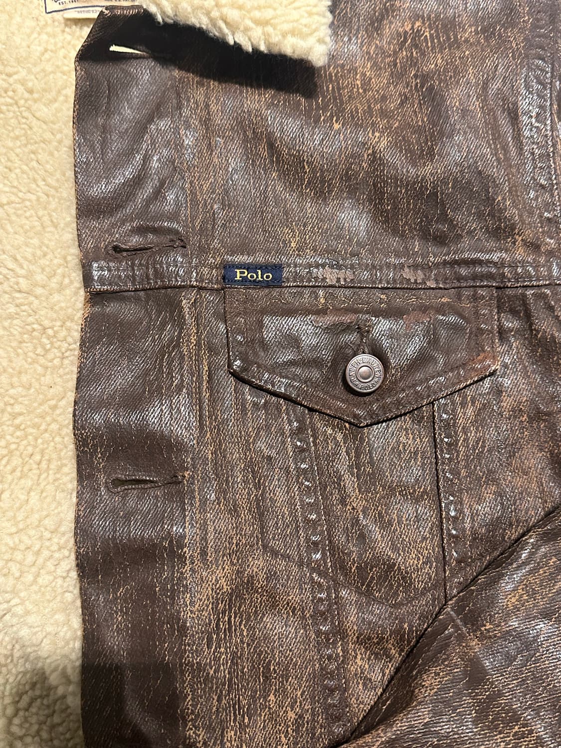 Polo Ralph Lauren Fleece Lined Trucker S 상품이미지3