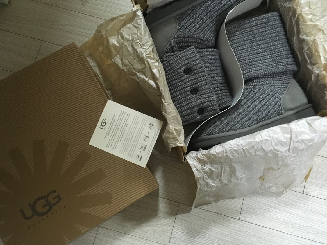 어그 니트 카디 부츠 그레이 240 상품이미지1