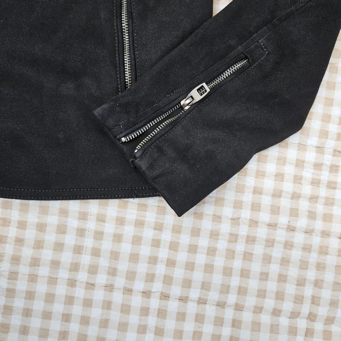 자라 에코 스웨이드 간절기 자켓 남자100 상품이미지4