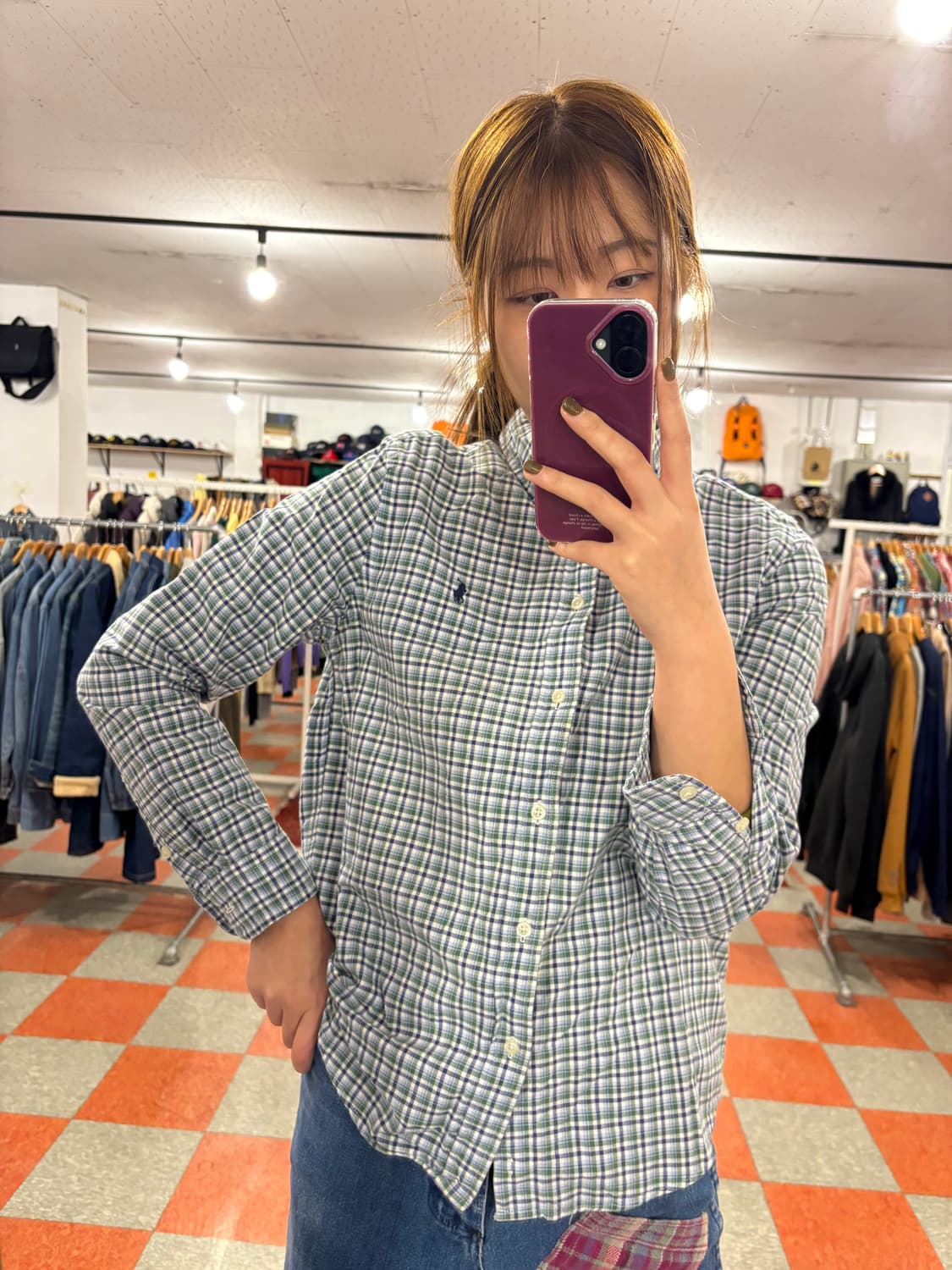 폴로 체크셔츠 상품이미지2