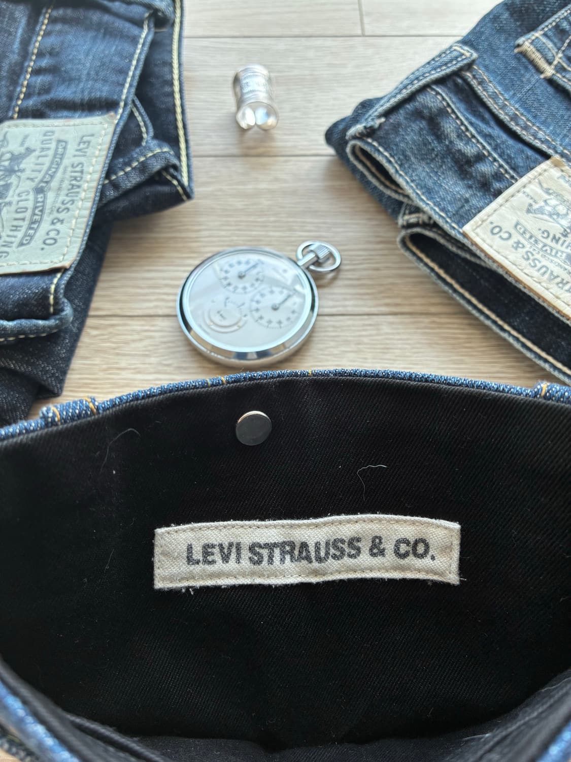 Levi's 504 demin patch Remake wallet 상품이미지7