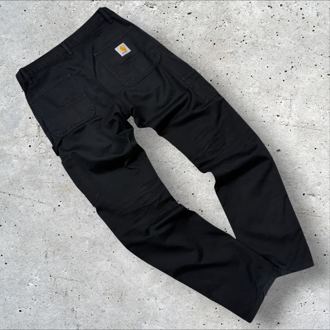[29x32] 칼하트 WIP 싱글니 블랙 워크 팬츠 D632 상품이미지1