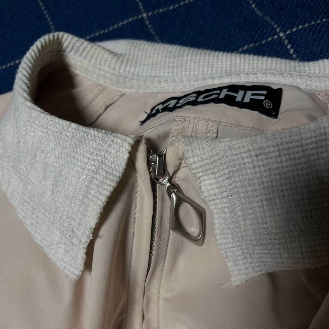 미스치프 라이트웨이트 와플 집업 셔츠 라이트 베이지 상품이미지8