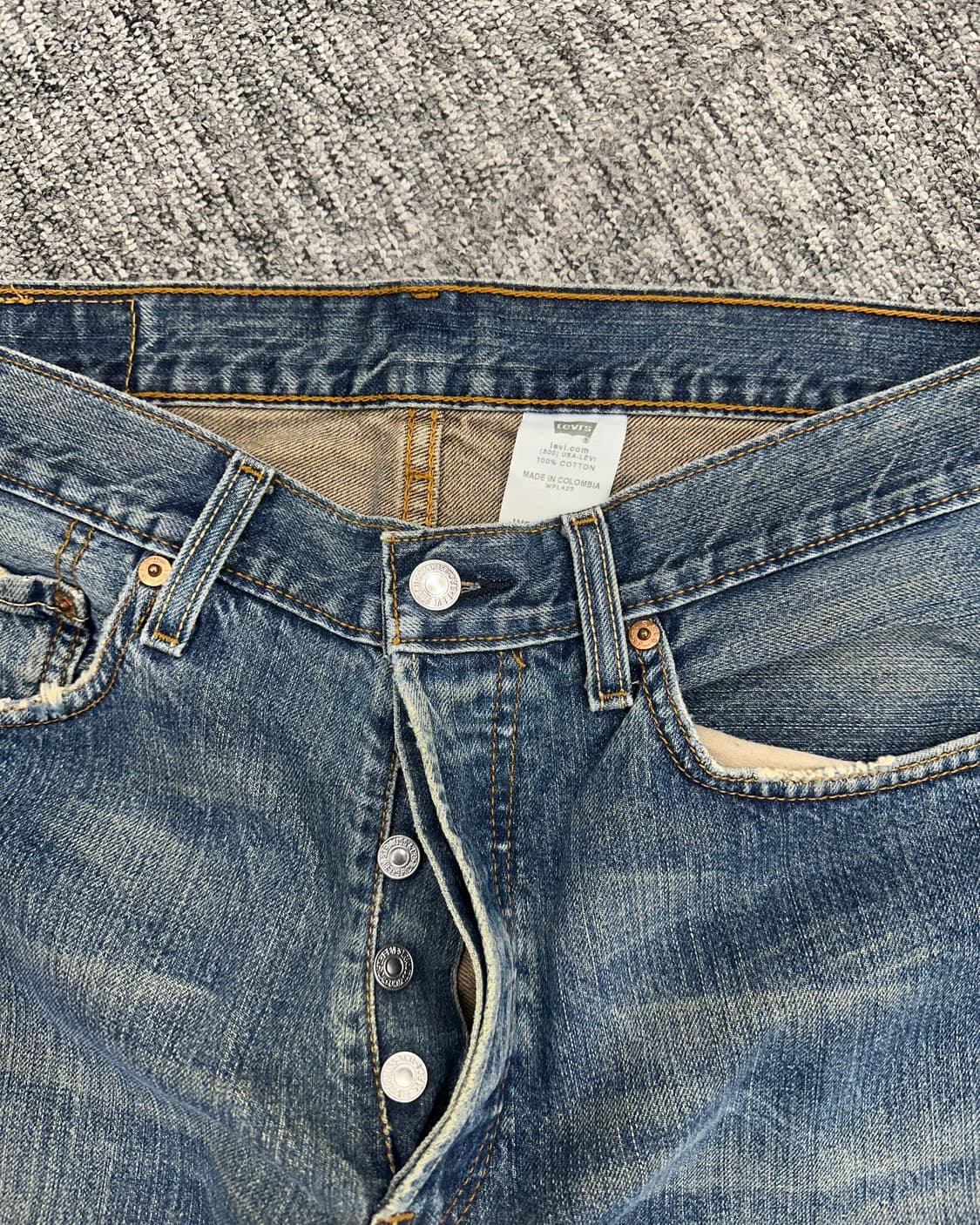 (허단42)리바이스 501 워싱데님-M1751 상품이미지3