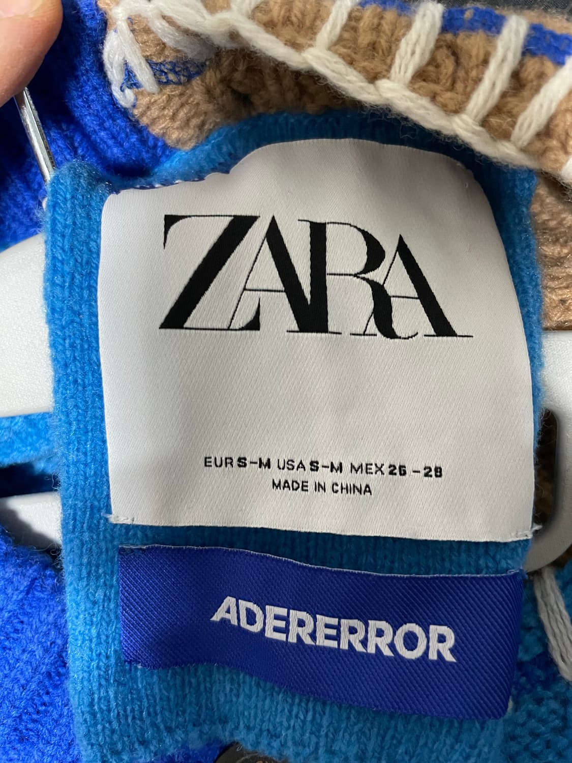 자라 X 아더에러 패치워크 니트 가디건 상품이미지4